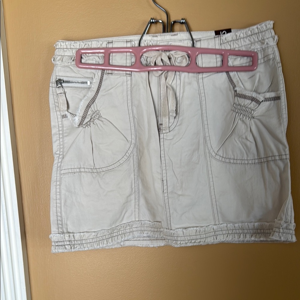 Casual Cream Skirt